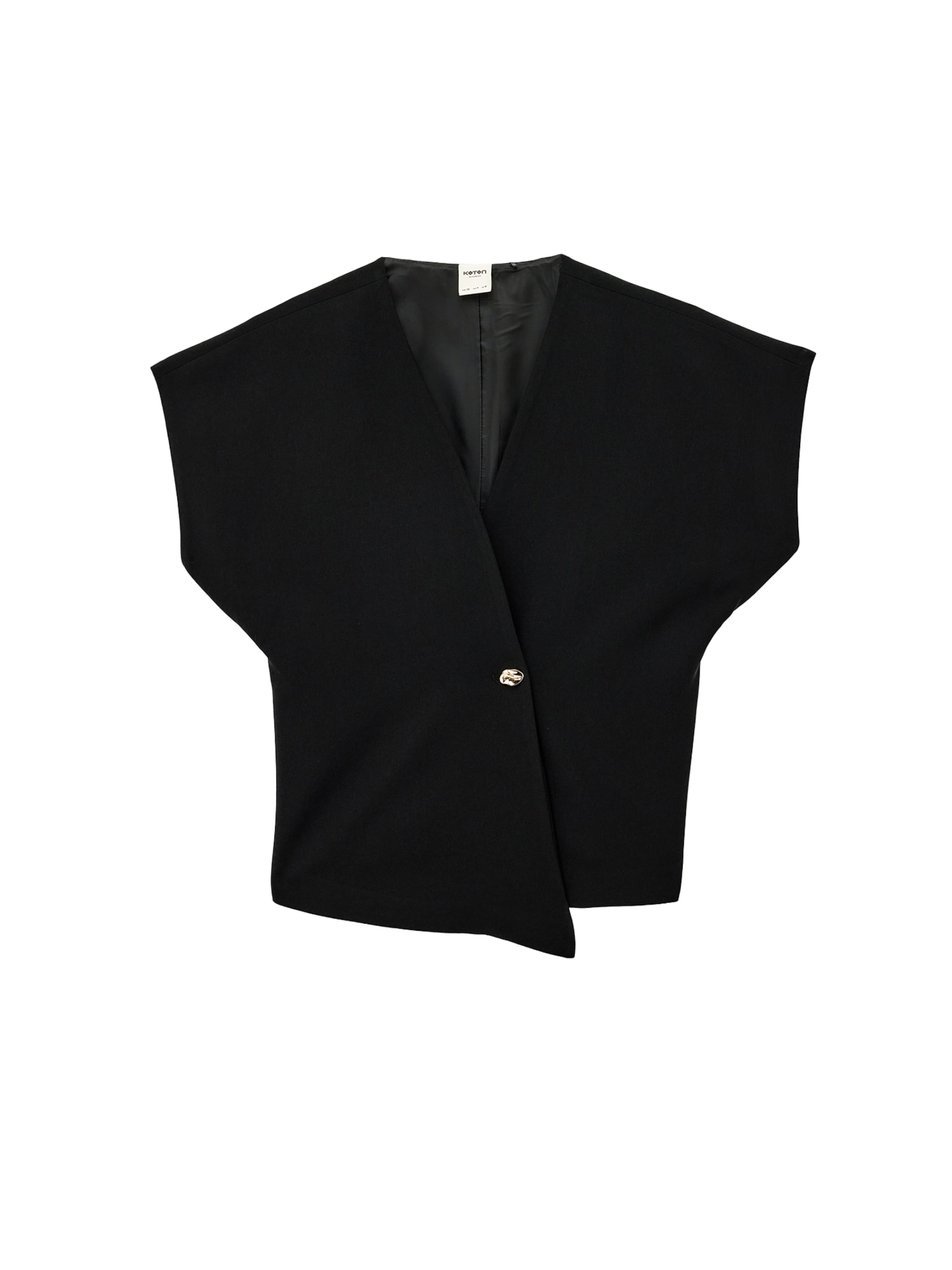 Koton Gilet in Zwart: voorkant