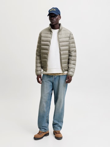 JACK & JONES Přechodná bunda 'JJEBERG' – zelená