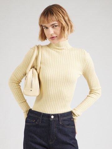 Blutsgeschwister - Pullover 'Jazz & Chill' em bege: frente