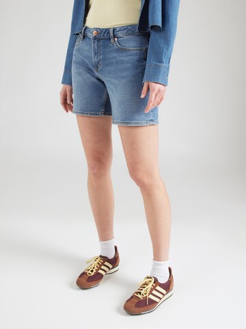 Coupe slim Jean 'Abby' QS en bleu : devant