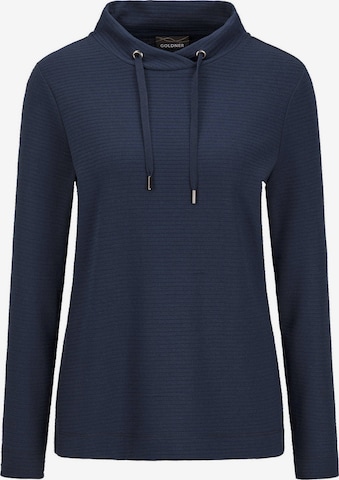 Sweat-shirt Goldner en bleu : devant