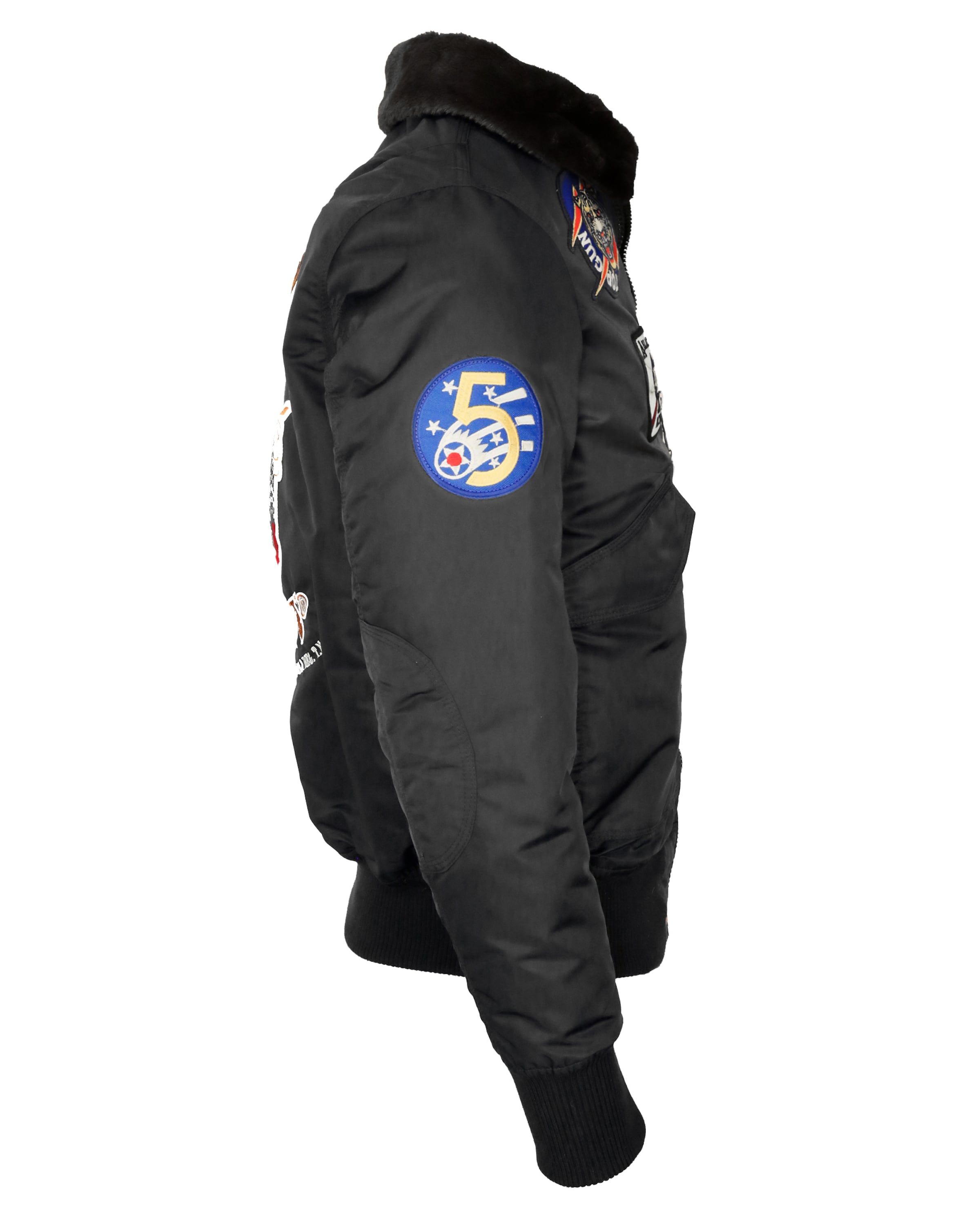 TOP GUN Between-Season Jacket in Black
