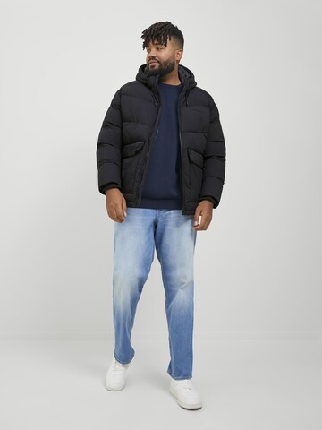 JACK & JONES Winter Jacket in Black