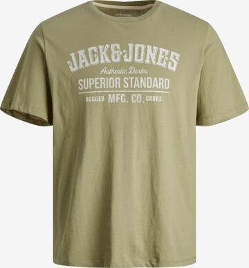 JACK & JONES Shirt 'Jeans' in Groen: voorkant