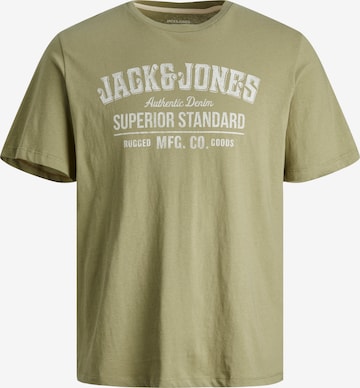 JACK & JONES - Camiseta 'Jeans' en verde: frente