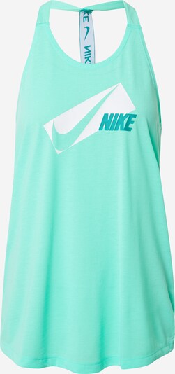 NIKE Haut de sport en pétrole / jade / blanc, Vue avec produit