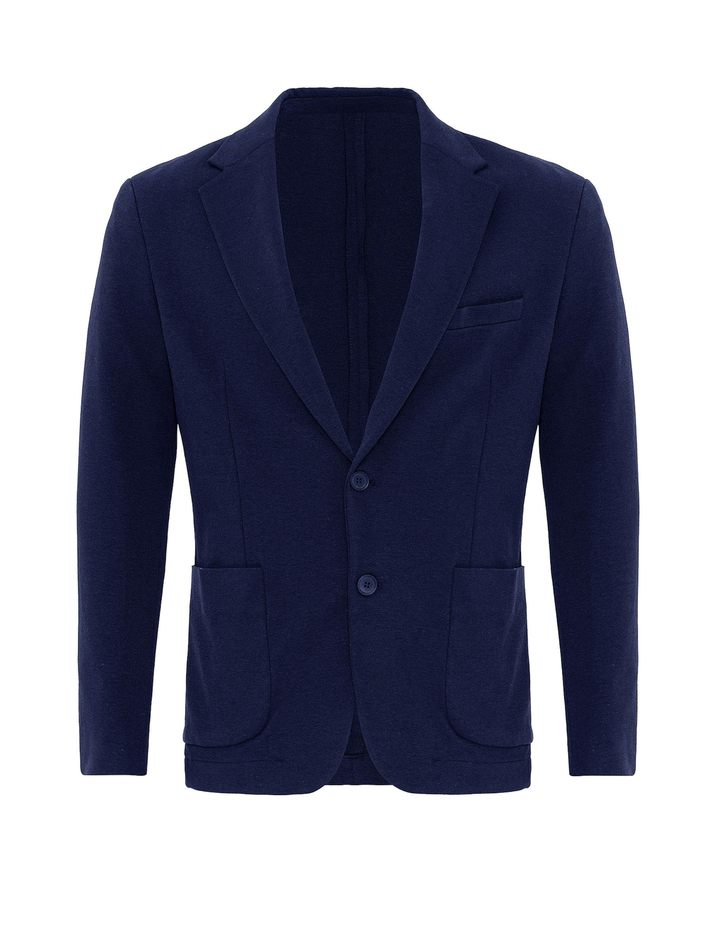 Daniel Hills Slim fit Pintsak w kolorze niebieski: przód