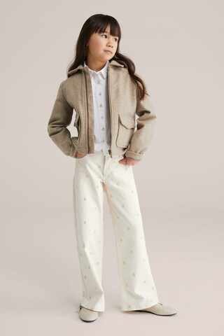 WE Fashion Wide leg Jeans in Beige