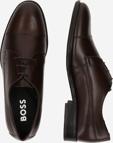 BOSS Black Lace-Up Shoes 'Colby' in Brown