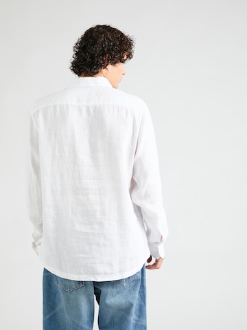 REPLAY Regular fit Button Up Shirt in White