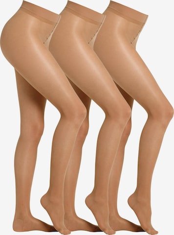 camano Tights in Beige: front