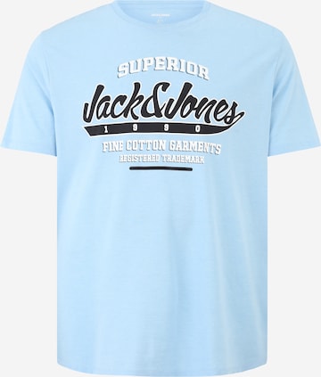 Jack & Jones Plus Bluser & t-shirts i blå: forside