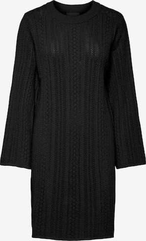 PIECES - Vestido de punto 'PCNuka' en negro: frente
