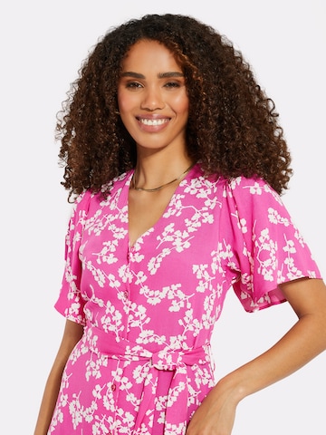 Threadbare Shirt dress 'Fruit' in Pink