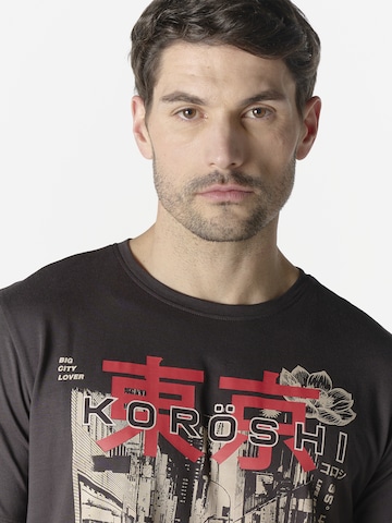 KOROSHI Shirt in Grijs