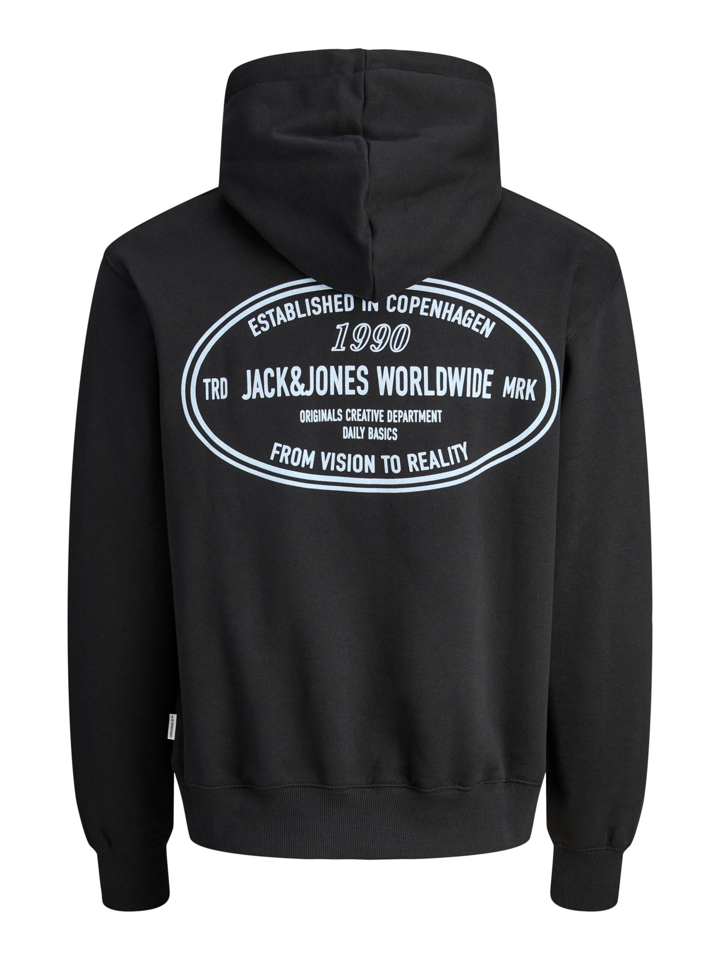 JACK & JONES Sweatshirt in Black