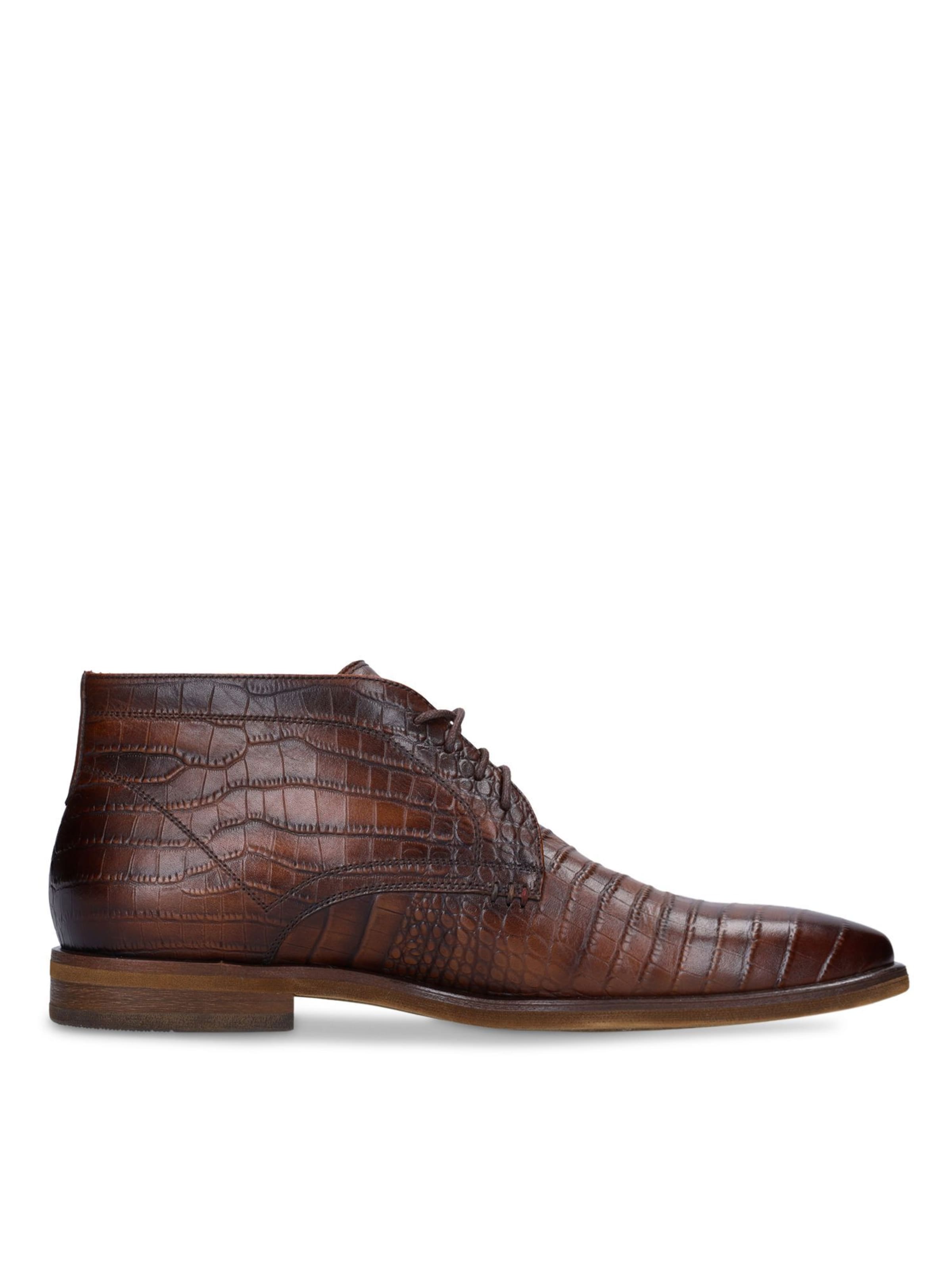 Chaussure à lacets MANFIELD en marron