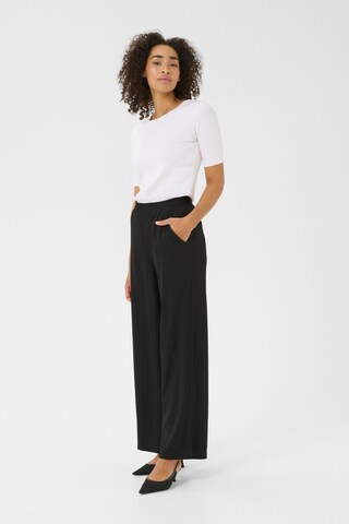 Kaffe Wide leg Pants 'Anika' in Black
