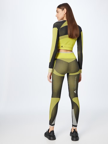ADIDAS BY STELLA MCCARTNEY Skinny Sportovní kalhoty 'Truestrength' – žlutá