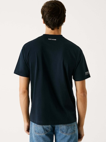 Red Bull Racing x Pepe Jeans Shirt 'Red Bull Racing x Pepe Jeans Racing History' in Blauw