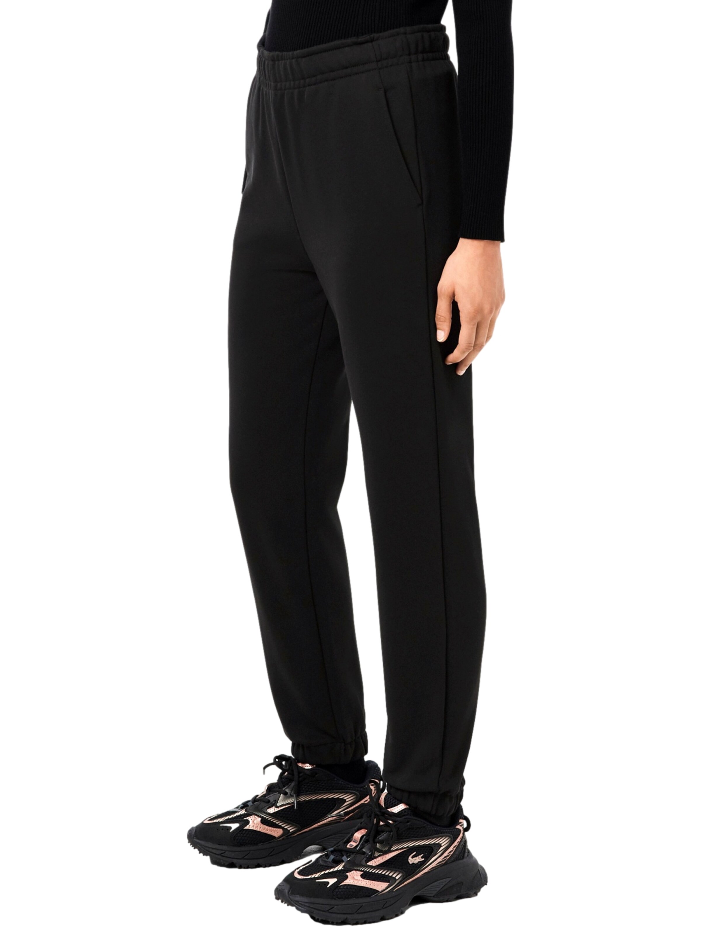 Regular Pantalon LACOSTE en noir