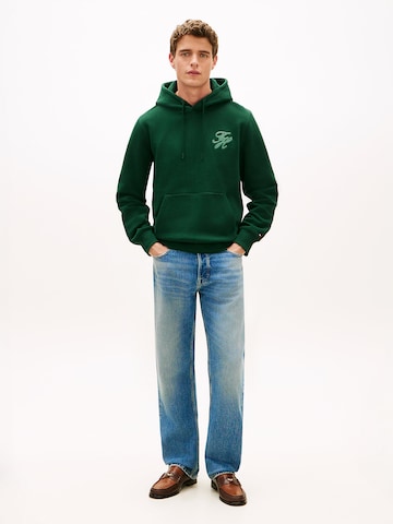 TOMMY HILFIGER Sweatshirt in Grün