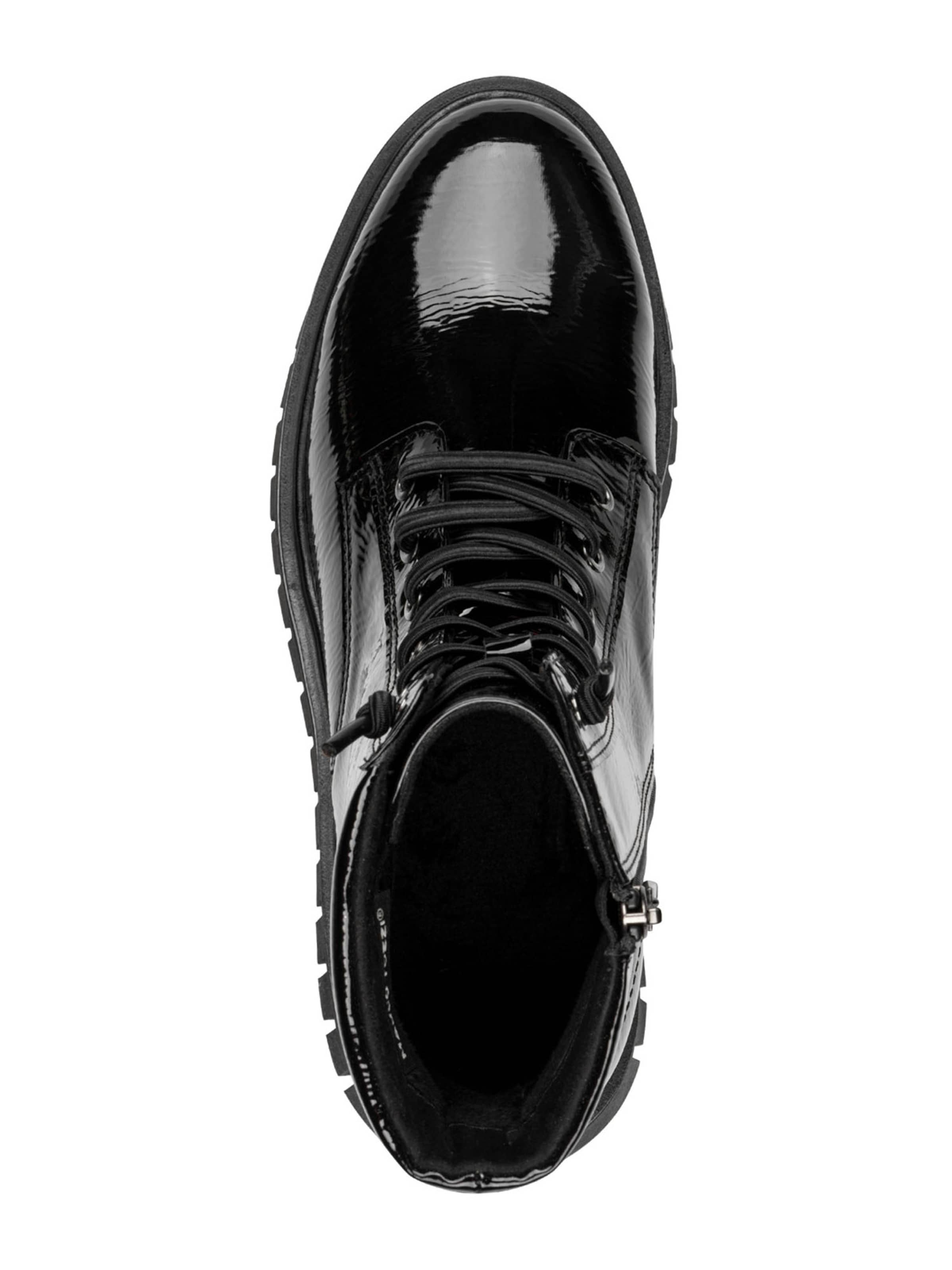 MARCO TOZZI Lace-Up Ankle Boots in Black