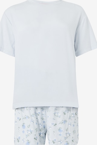 Hunkemöller Pyjamashortsit 'Daisy' värissä sininen: etupuoli