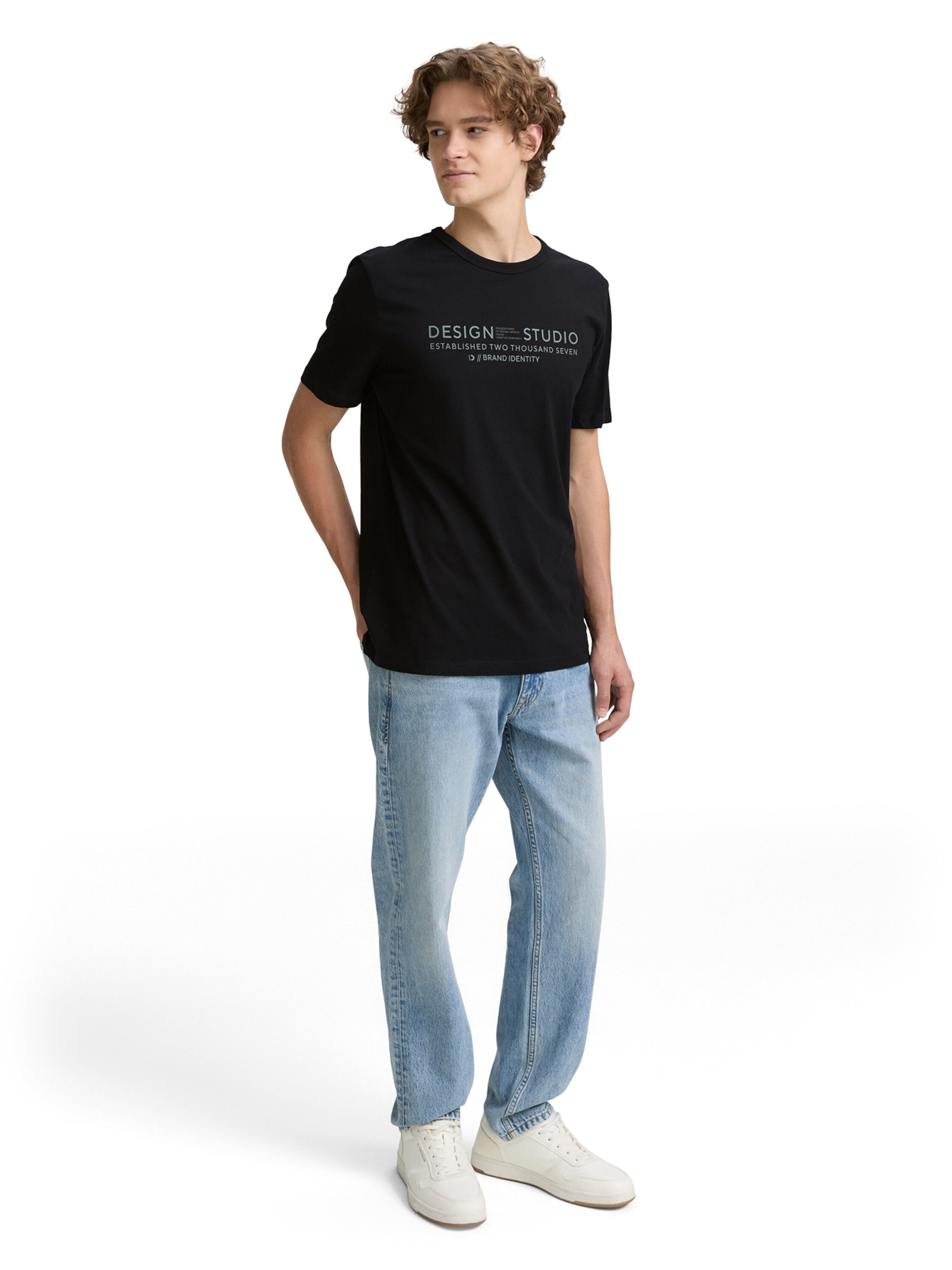 TOM TAILOR DENIM - Camiseta en negro