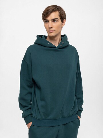 Sweat-shirt Antioch en vert : devant