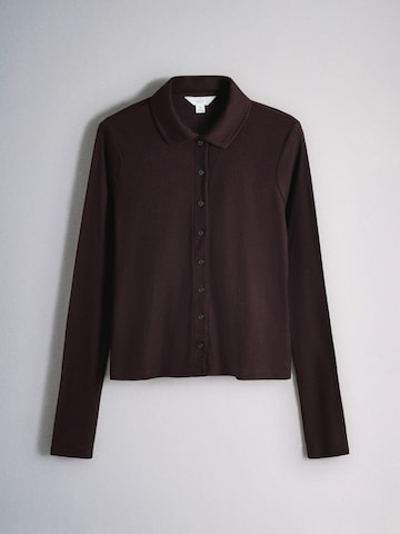 The Set Blouse in Bruin