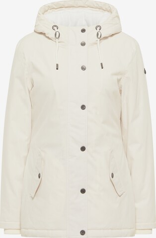 Veste d’hiver DreiMaster Vintage en blanc : devant