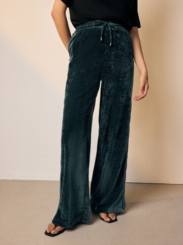 Next Wide Leg Hose in Grün: Vorderseite