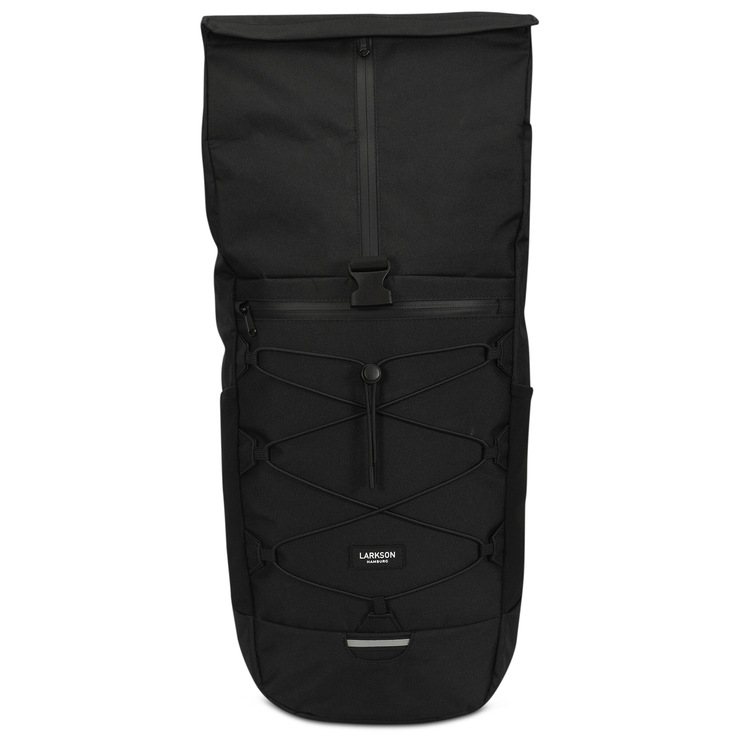 LARKSON Wanderrucksack  'Arvid' in Schwarz: Vorderseite