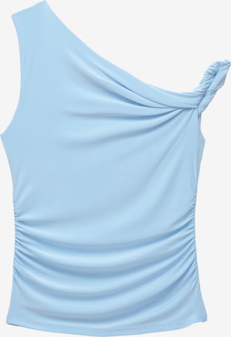 Haut Pull&Bear en bleu : devant