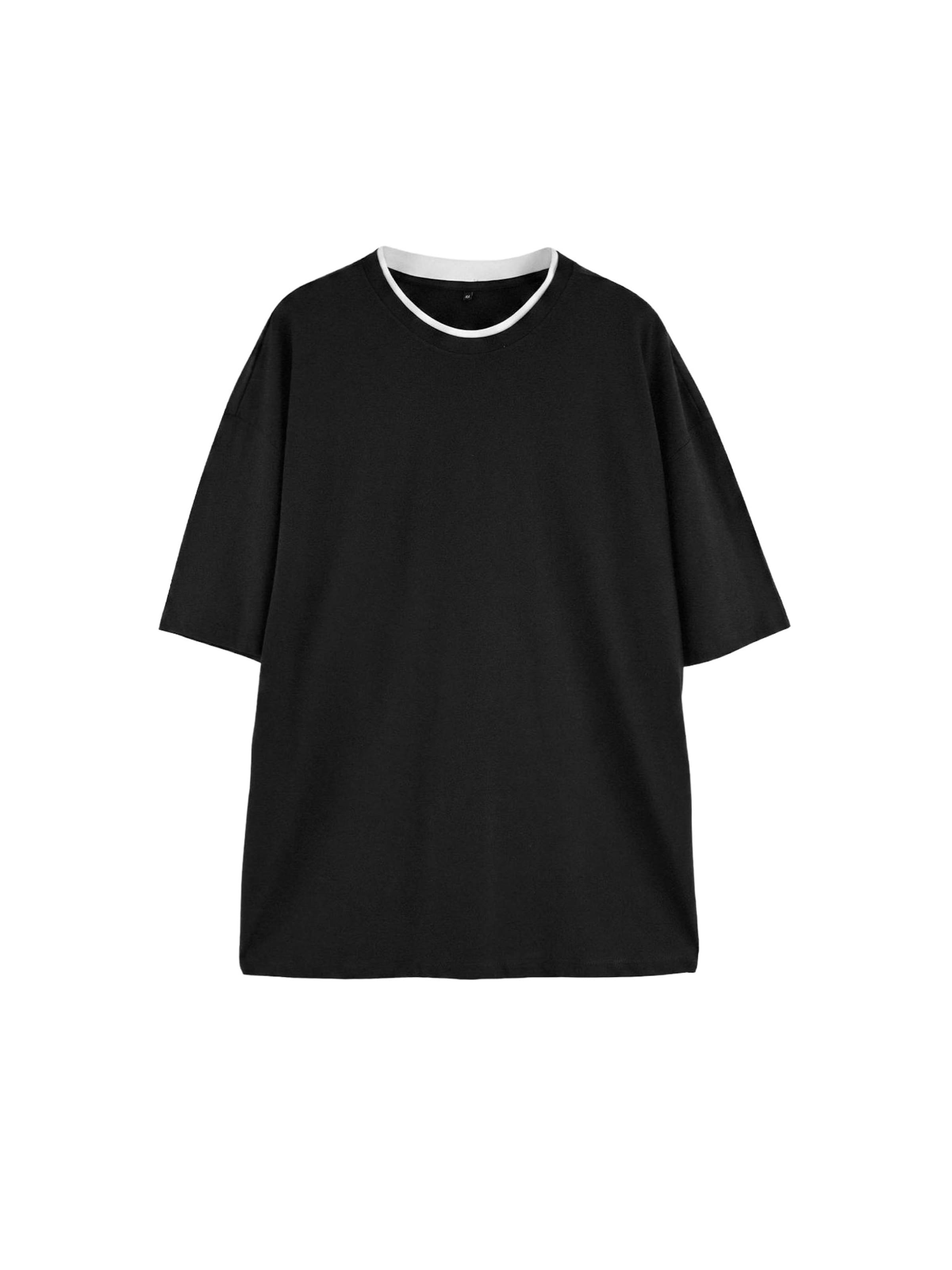 Trendyol Curve - Camiseta en negro: frente