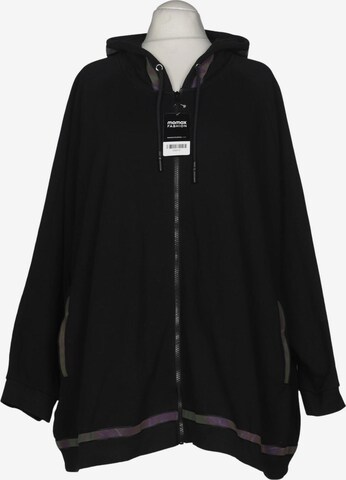 Ulla Popken Kapuzenpullover 9XL in Schwarz: Vorderseite