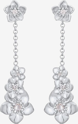 Boucles d'oreilles 'Blume' ELLI en argent : devant