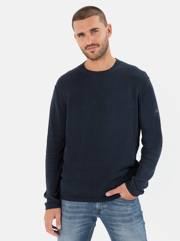 Pullover di CAMEL ACTIVE in blu: frontale