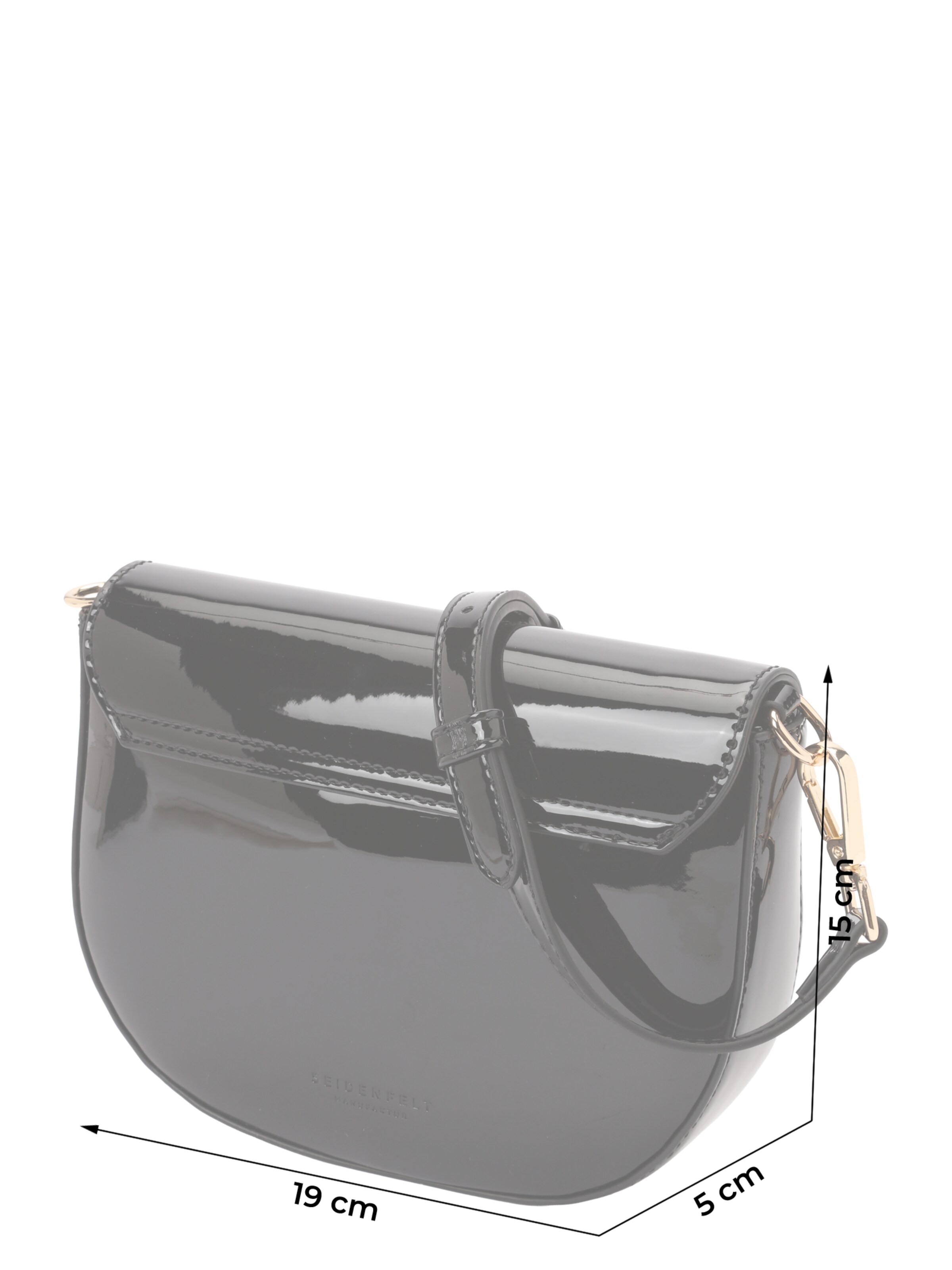 Seidenfelt Чанта с презрамки 'Grenaa' в черно