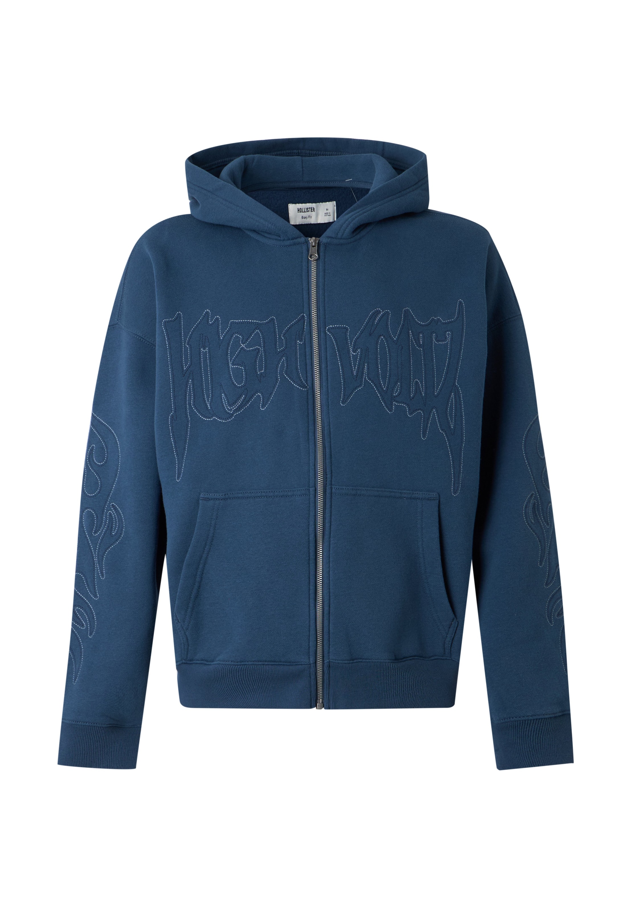 HOLLISTER Veste de survêtement en XS en marine, Vue avec produit