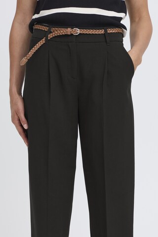 b.young Loose fit Trousers with creases 'BYDANTA ' in Black