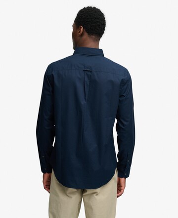 Superdry & Co Slim fit Overhemd in Blauw