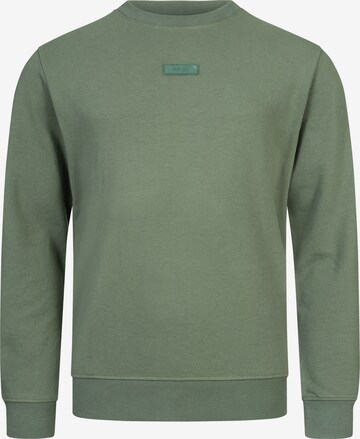 Sweat-shirt ' Baxter ' INDICODE JEANS en vert : devant