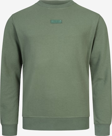 INDICODE JEANS Sweatshirt ' Baxter ' in Groen: voorkant