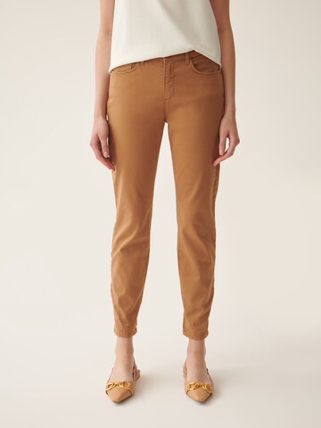 TATUUM Regular Jeans in Beige: voorkant