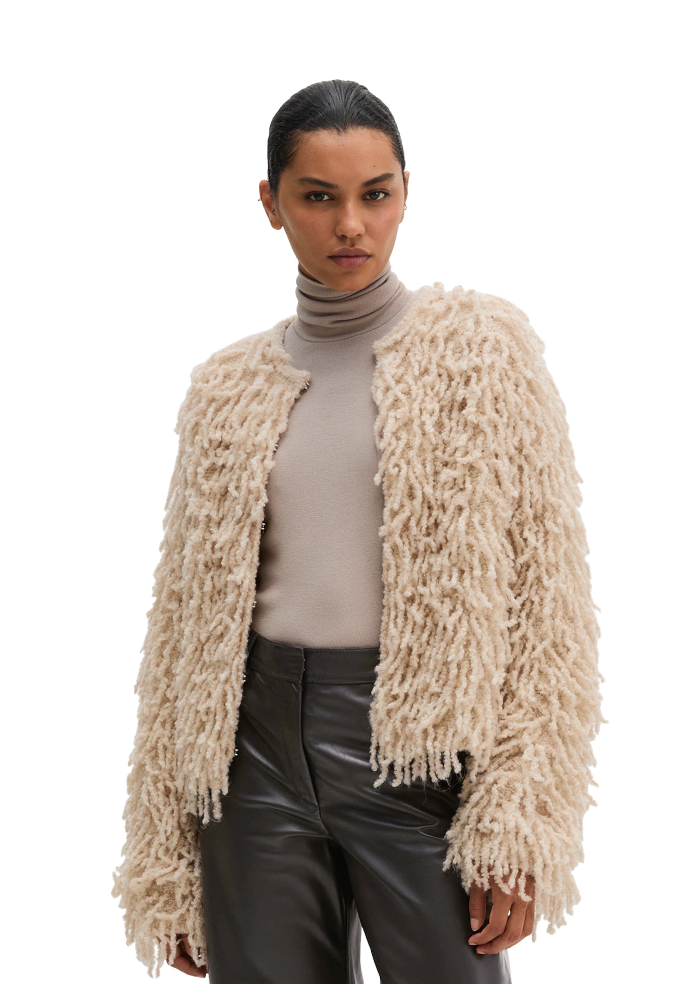Marc O'Polo Strickjacke in Beige: Vorderseite