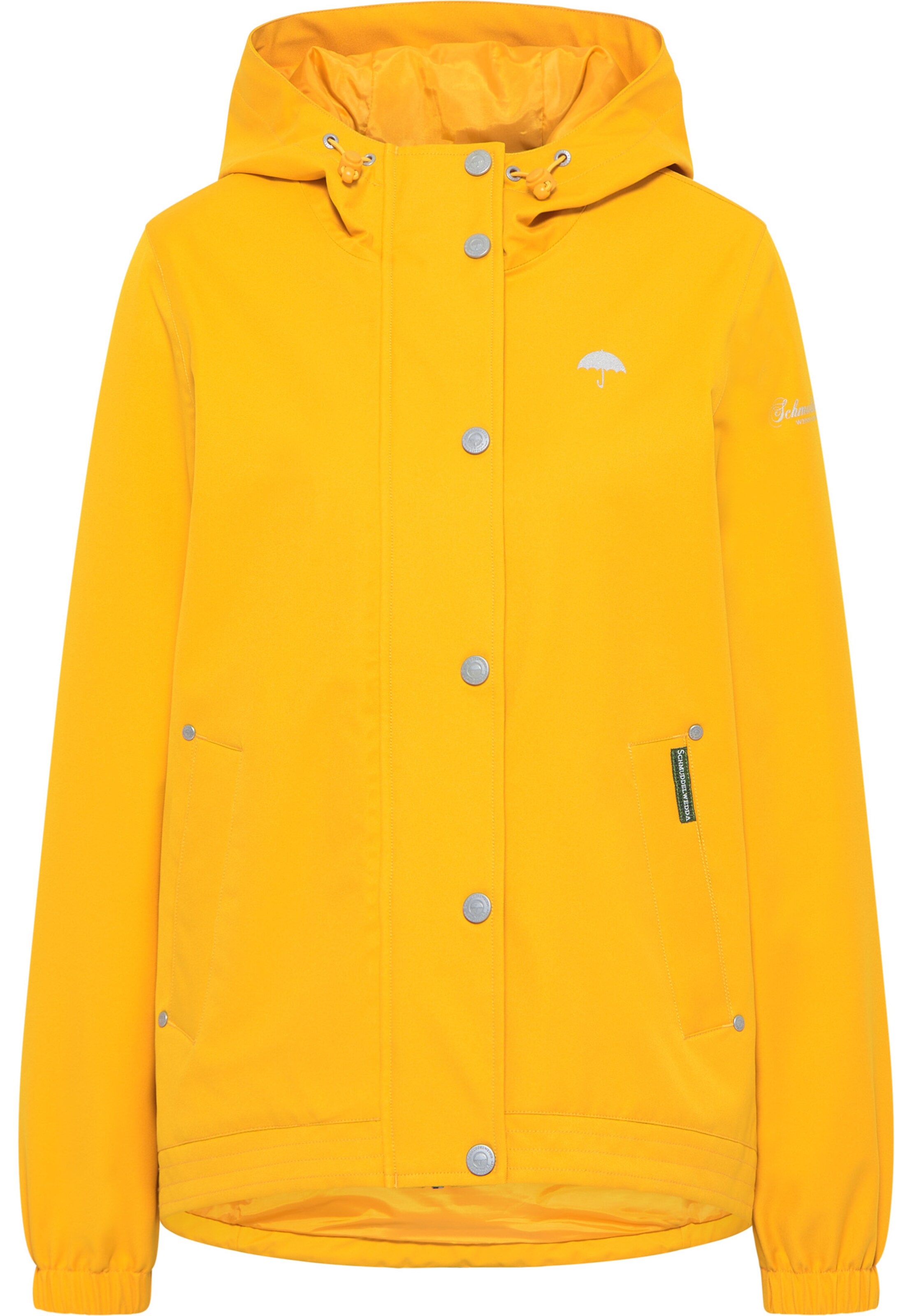 Schmuddelwedda Funktsionaalne jope, värv kollane: eest vaates