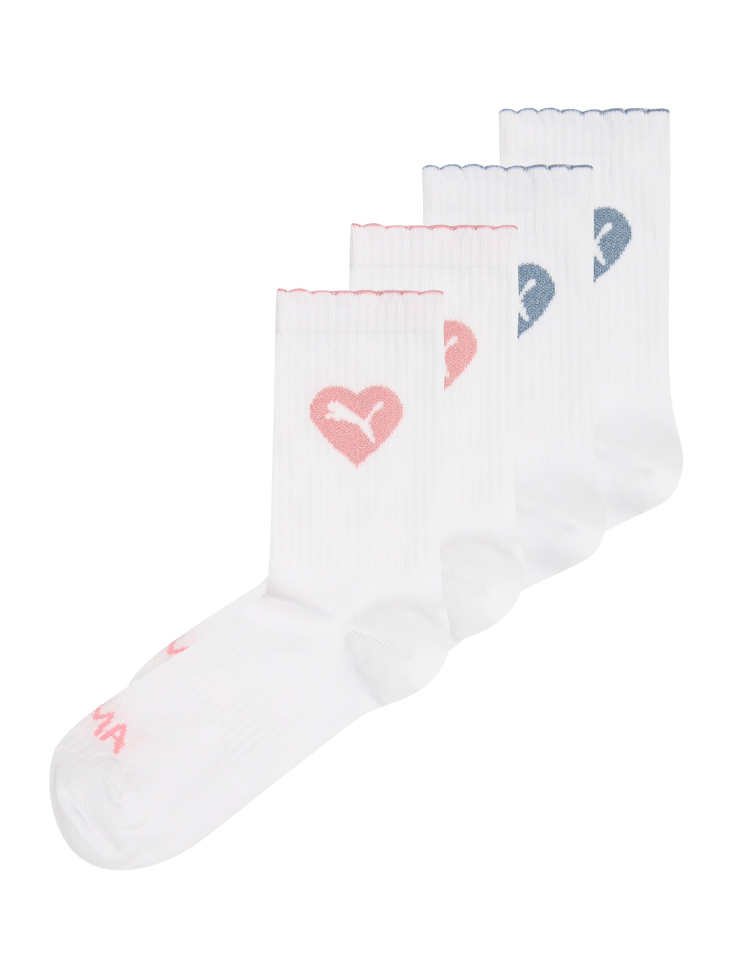 PUMA Sokken in Wit: voorkant