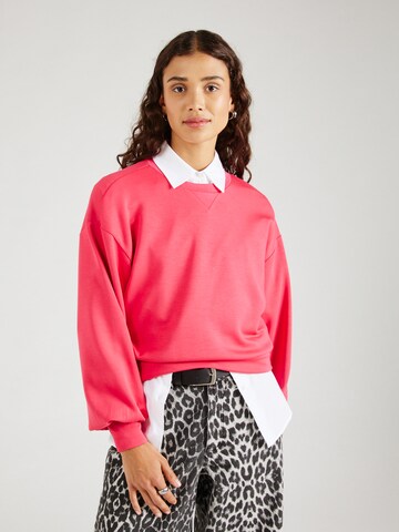 SCOTCH & SODA Sweatshirt in Pink: front